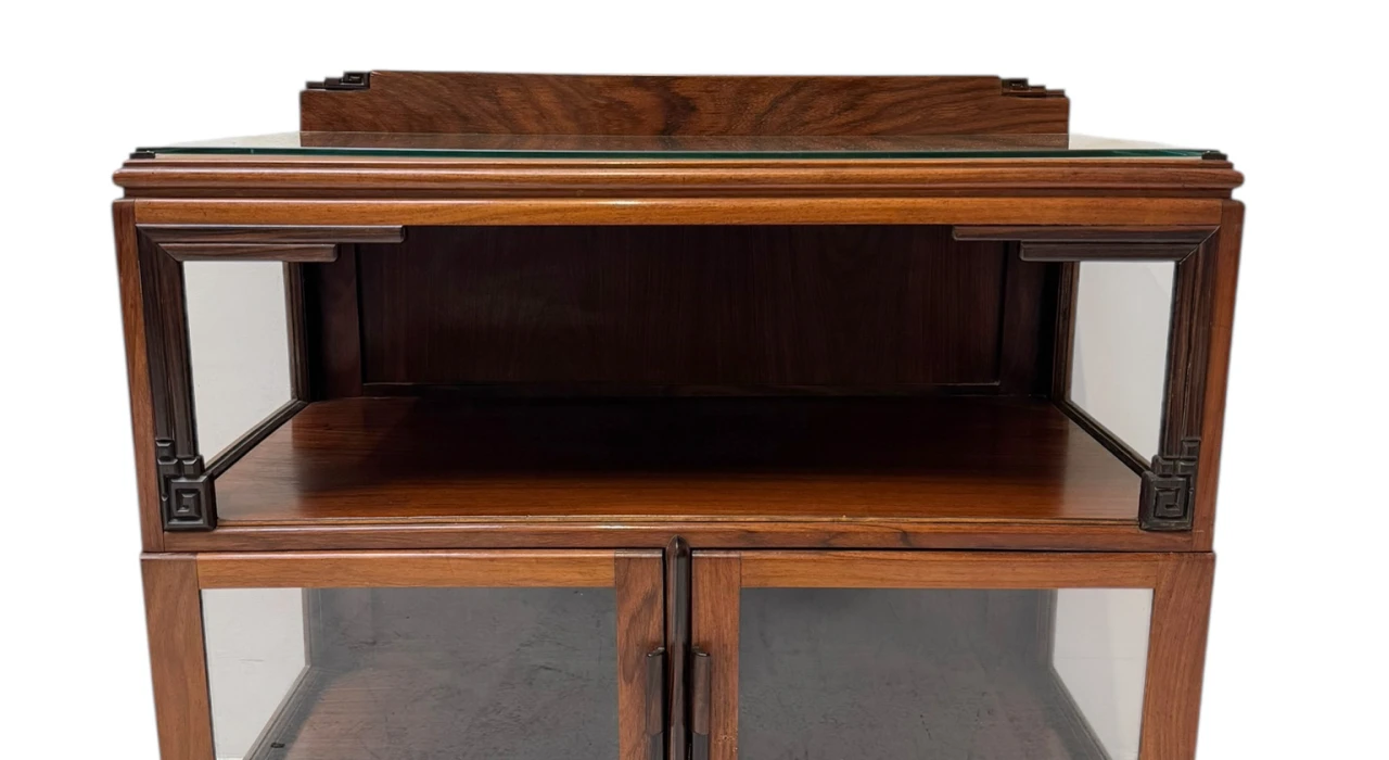 Art Deco Amsterdamse School Display Cabinet, 1920s